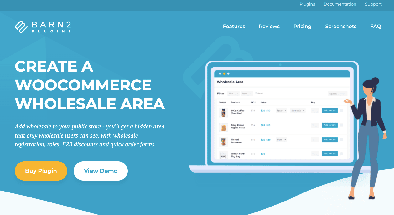 barn2 woocommerce b2b plugin