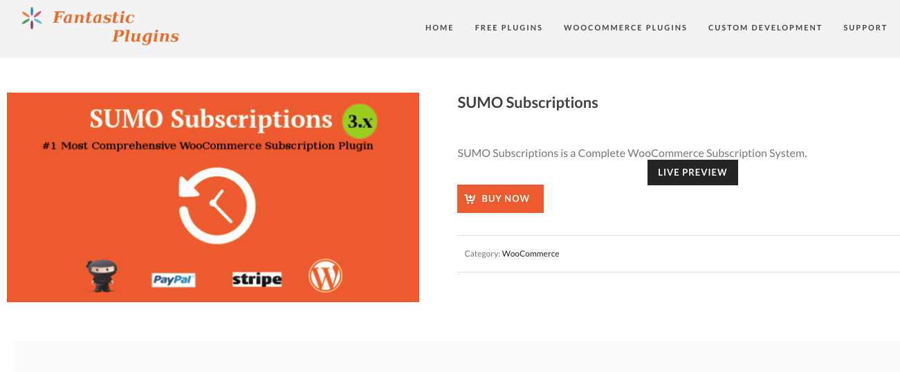 sumo subcsriptions