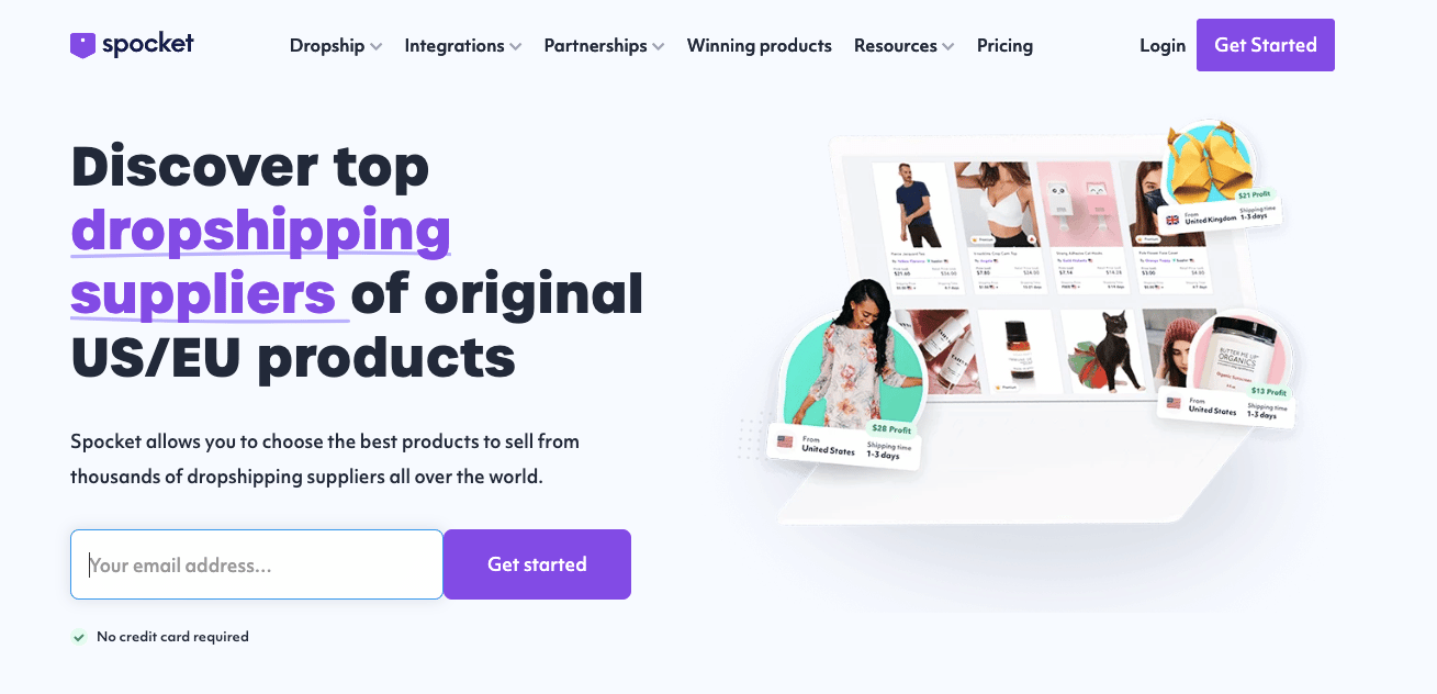 spocket for woocommerce dropshipping